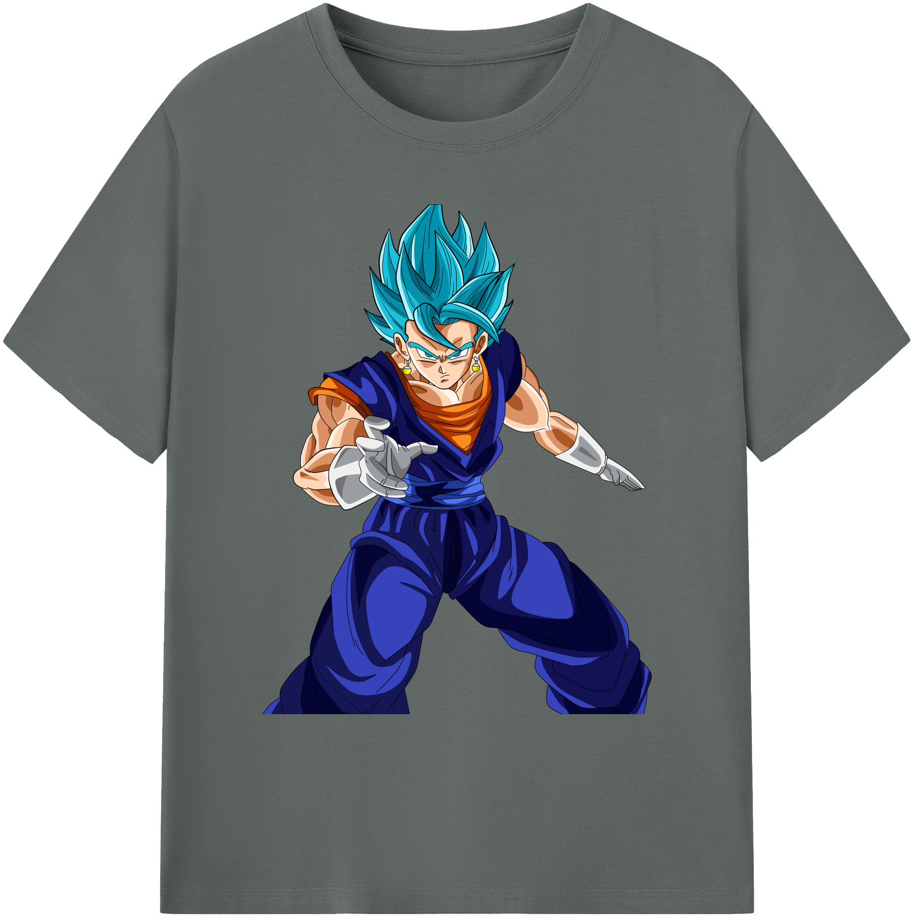 （画像用） ドラゴンボール ベジット DRAGON BALL Vegetto 綿100％ メンズ半袖Tシャツ｜肌触りやわらか＆通気性